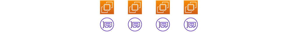 4 EC2 instances and 4 ENIs