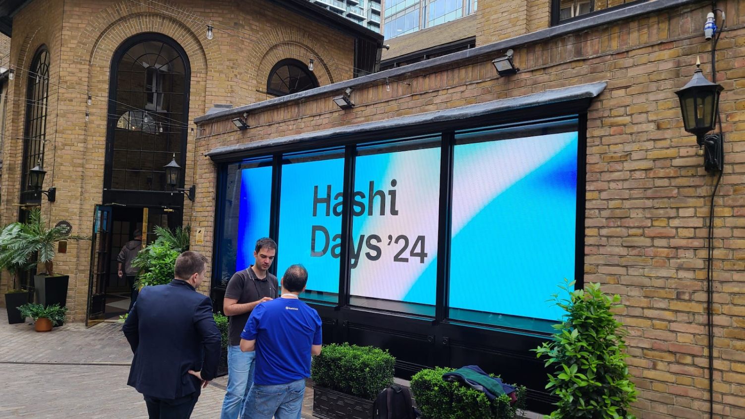 HashiDays 2024 logo at the venue