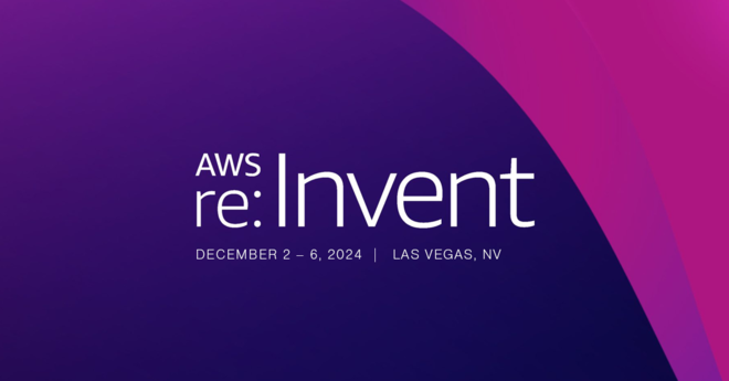 (logo for) AWS re:Invent, December 2-6, 2024