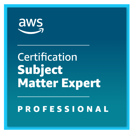 AWS Certification Subject Matter Expert Professional