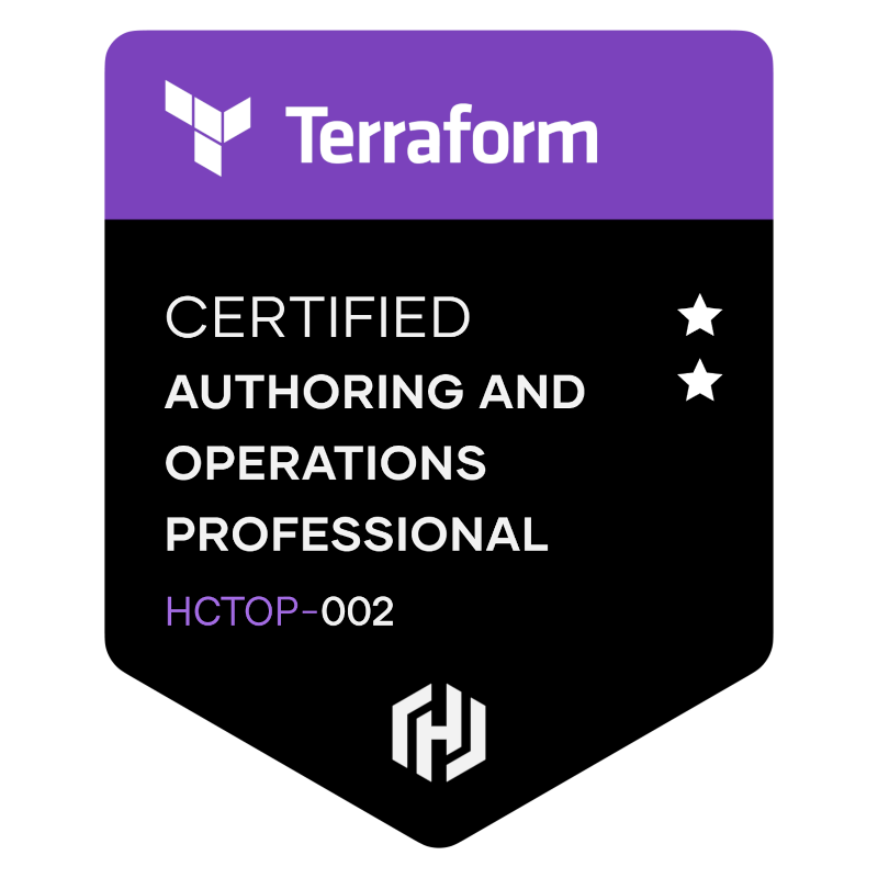 HashiCorp Certified Terraform Authoring and Operations Professional